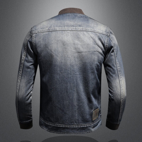 Insulated denim jacket - Image 4