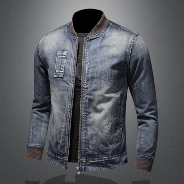 Insulated denim jacket - Image 3