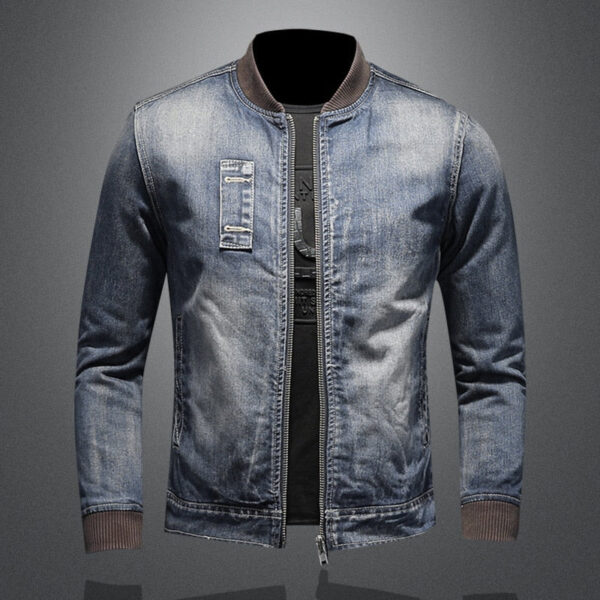 Insulated denim jacket - Image 2