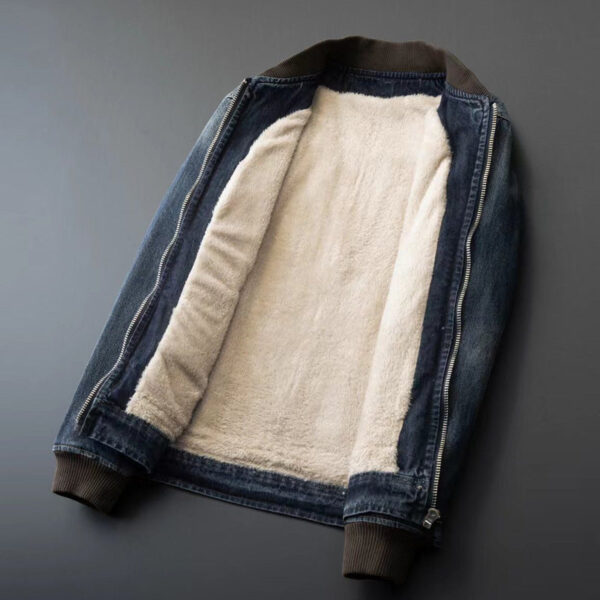 Insulated denim jacket - Image 7