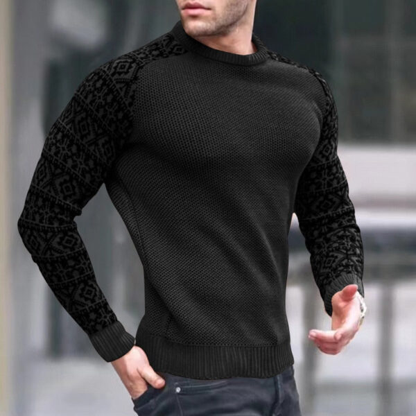 Men's knitted pullover - Image 3