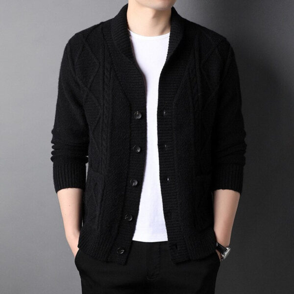 Stylish plain cardigan - Image 2