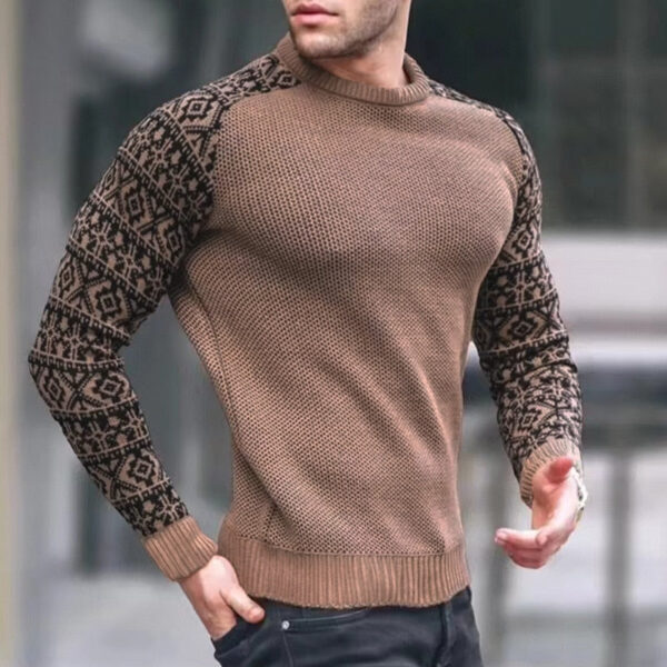 Men's knitted pullover - Image 4