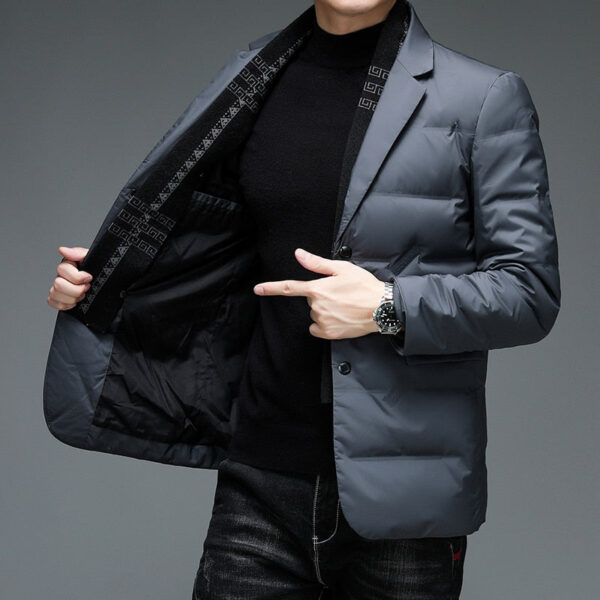 Fashionable insulated men's blazer - Image 6