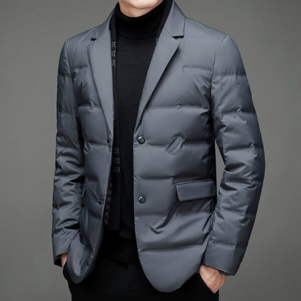 Fashionable insulated men's blazer - Image 5