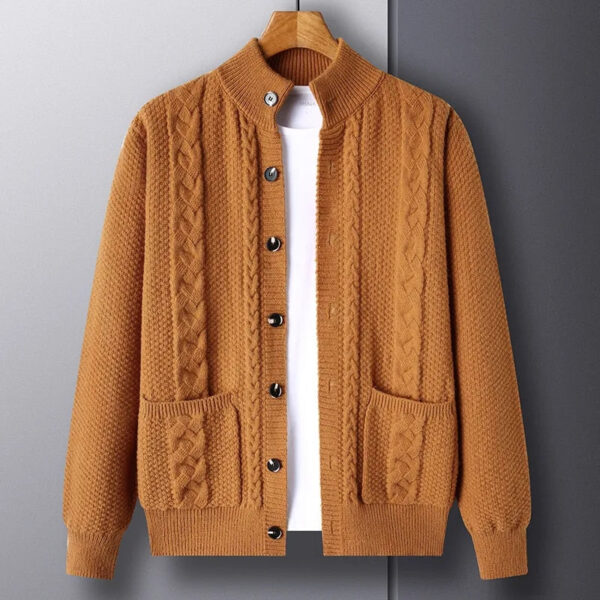 Men's Knitted Cardigan - Image 2