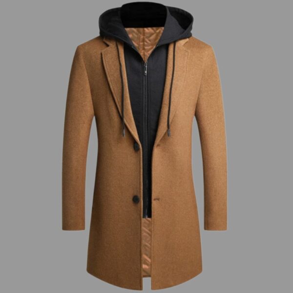 HOODED WINDPROOF COAT - Image 2