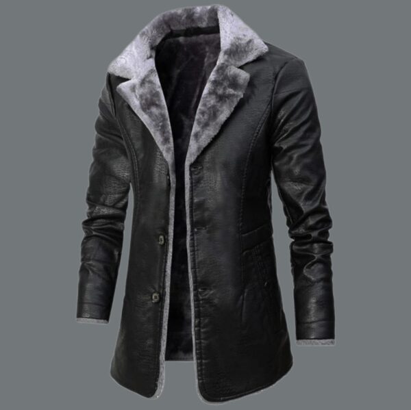 ELEGANT MEN'S WARM COAT - Image 4