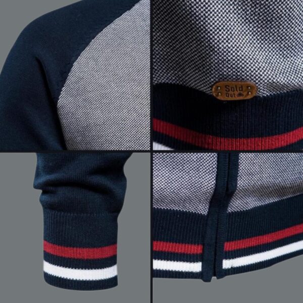 Men's cardigan with zipper - Image 5