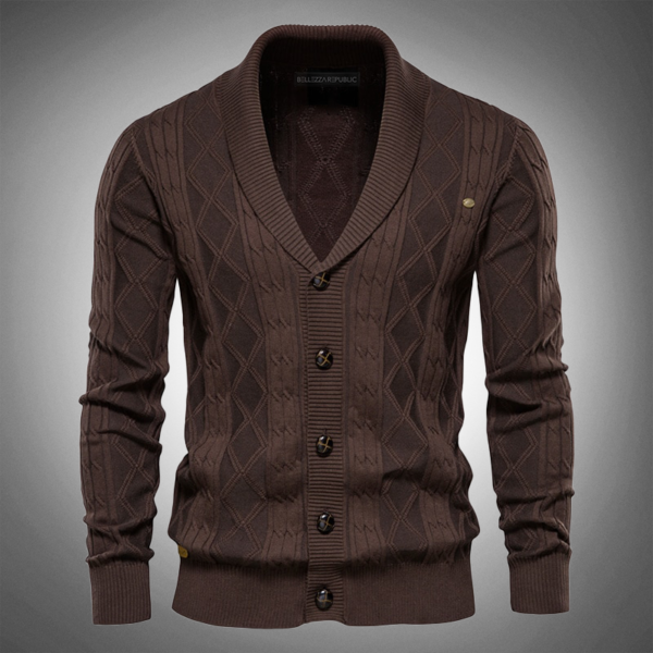 Fashionable men's cardigan - Image 3