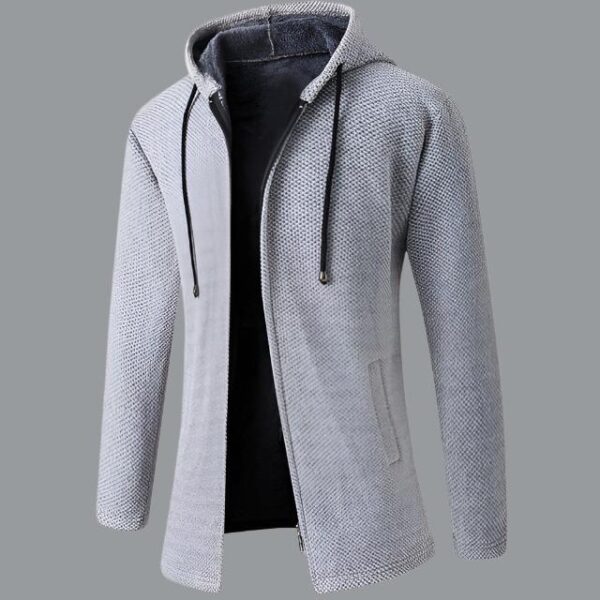 Men's cardigan with a hood - Image 6