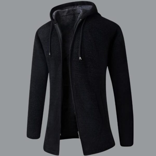 Men's cardigan with a hood - Image 4